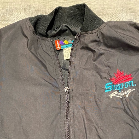 Vintage 90’s Snap On Racing Bomber Jacket Men’s Size XL - Picture 3 of 4